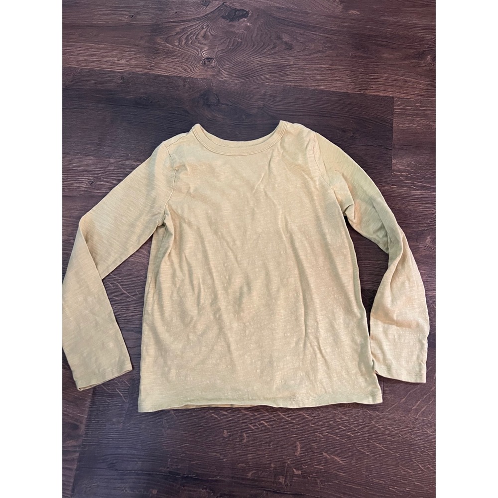 Little Co by Lauren Conrad Kids Organic Cotton Long Sleeve Tee Yellow Size 8